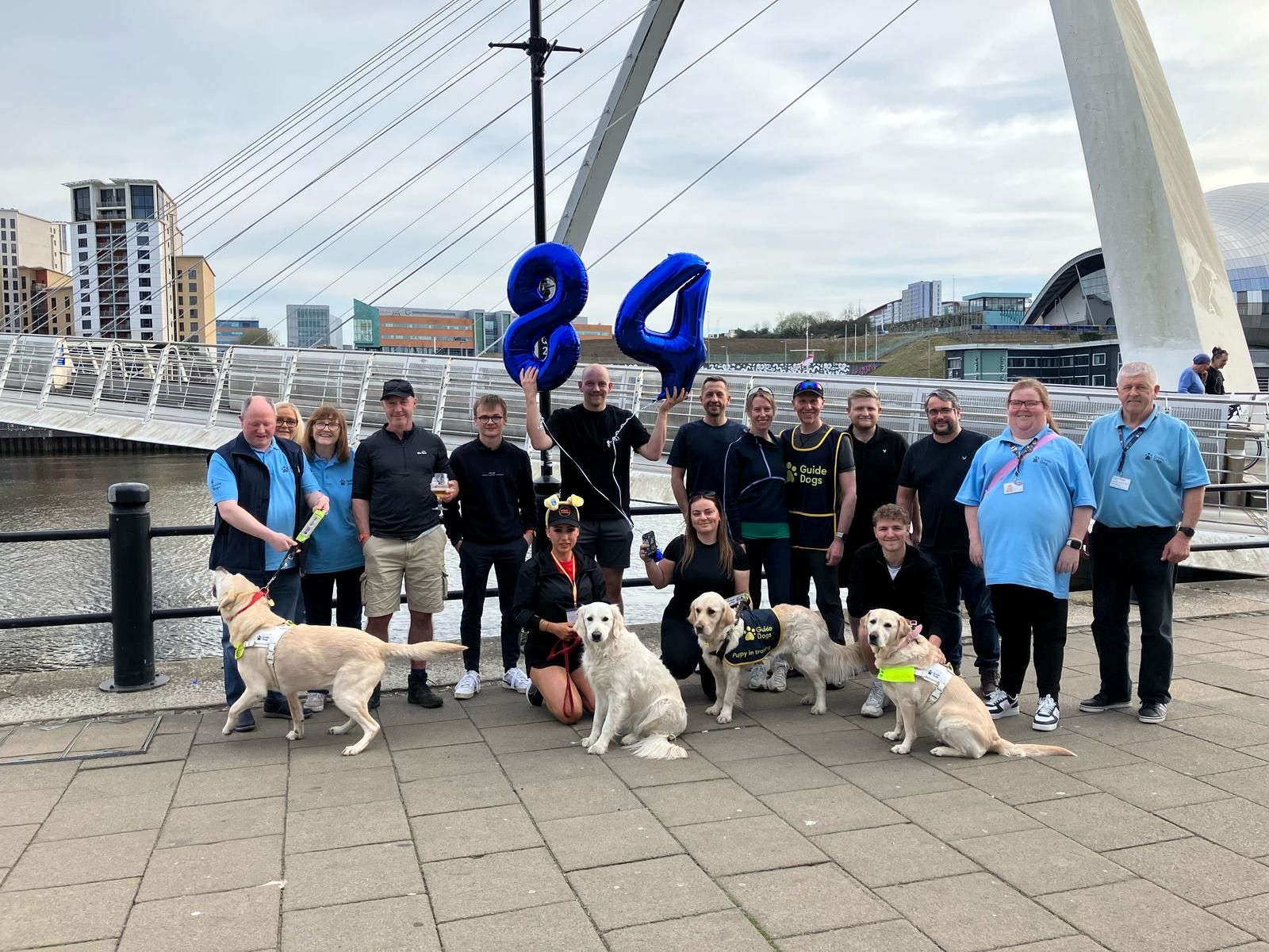 Eclipse Wholesale completes charity challenge for Guide Dogs
